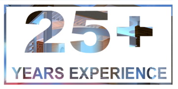 25+ Years Experience 360X180 25+ Years Experience 360X180